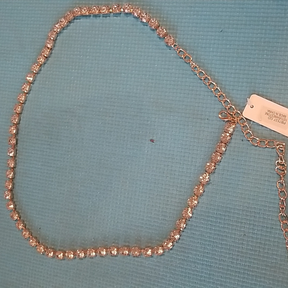 Gold Rhinestone belt - Picture 3 of 10